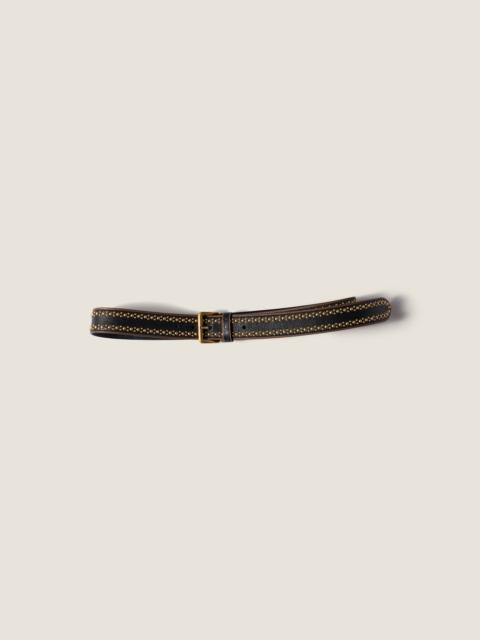 Miu Miu Leather belt
