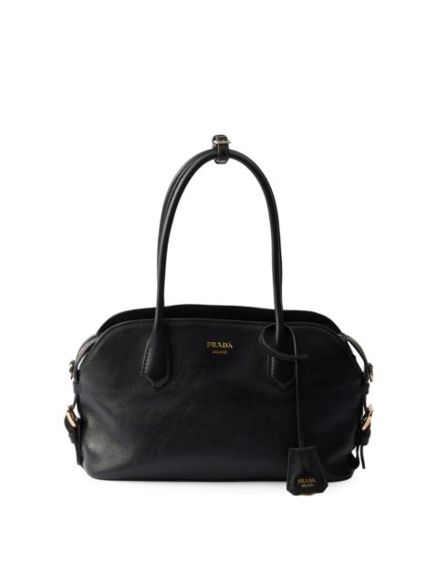 Prada Women's Leather Top Handle Bag - Black