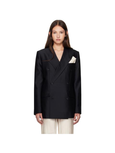 GIA STUDIOS Black Annie H Blazer