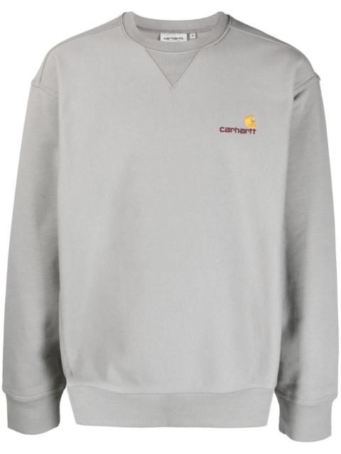 Carhartt logo-embroidered cotton sweatshirt