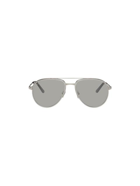 Cartier Silver Aviator Sunglasses