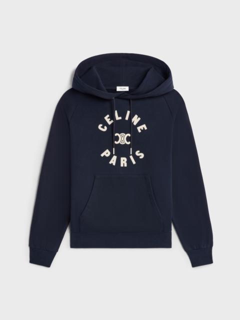 CELINE Celine Triomphe hoodie in cotton fleece | celine