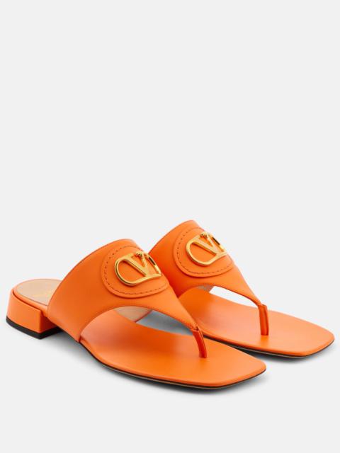 Valentino VLogo Signature leather thong sandals