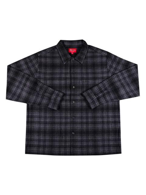 Supreme 21SS Plaid Flannel Shirt Black S