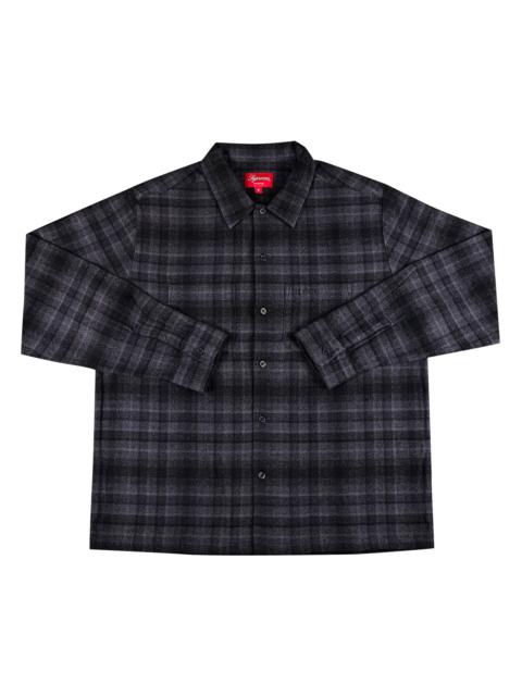 Supreme Plaid Flannel Shirt 'Black'