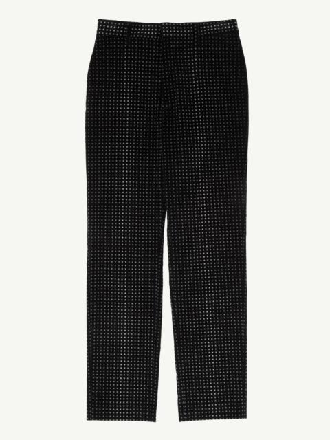 MM6 Maison Margiela Star velvet trousers
