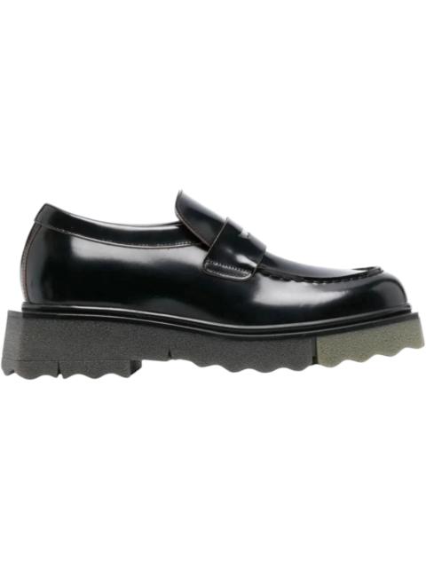 Off-White OFF-WHITE Leather Sponge Loafer Black