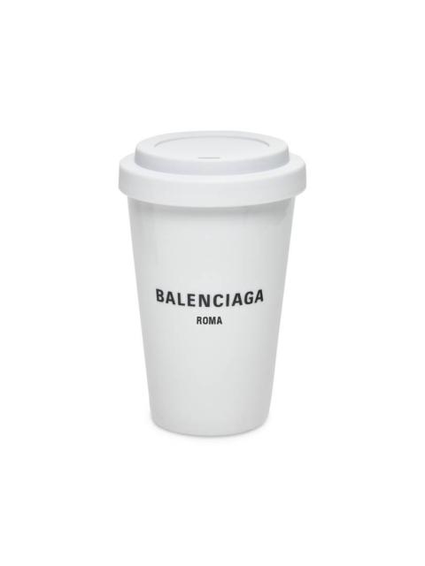 BALENCIAGA Cities Roma Coffee Cup in White
