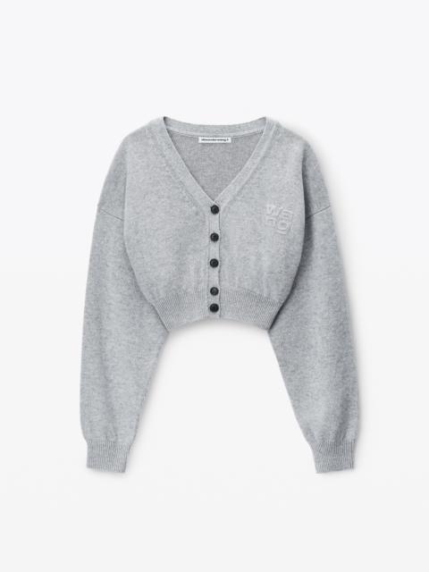 Alexander Wang Long Sleeve Cardigan With V Neck