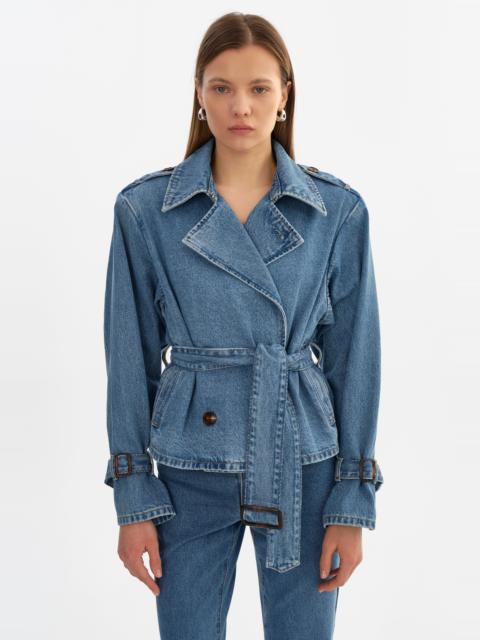 LAMARQUE DHANA D | Denim Trench Jacket