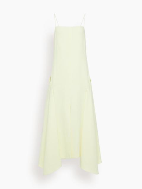 BRANDON MAXWELL The Darby Dress in Lemon Ice