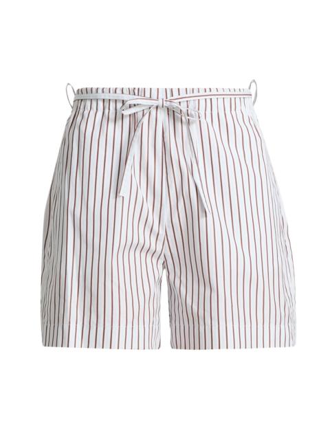 Loulou de Saison Women's Lory Drawstring Shorts - Dark Red Light Blue