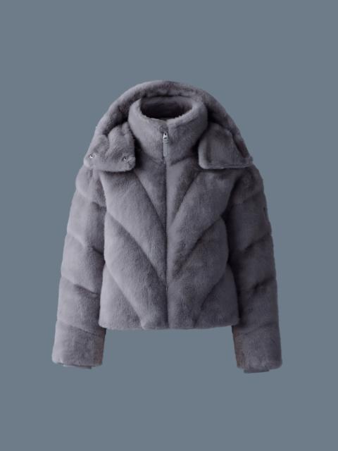 MACKAGE ANIK Brushed faux-fur down jacket