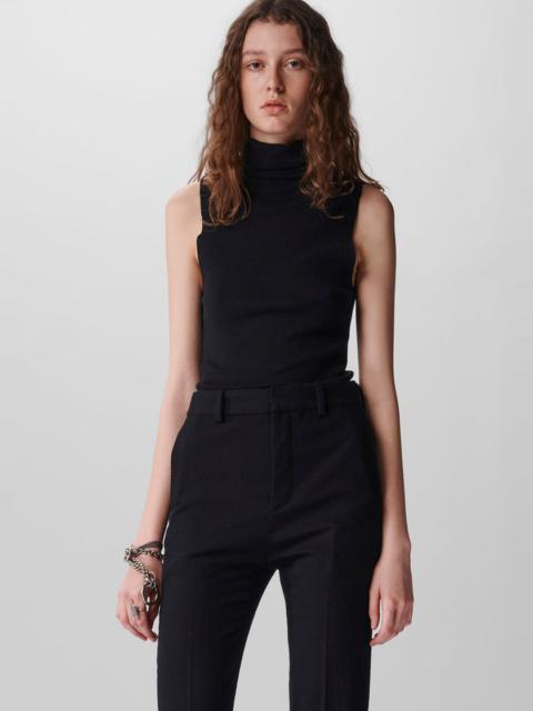 Ann Demeulemeester Siska Knitted Sleeveless High Neck Top