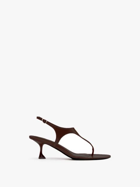 Proenza Schouler Tee Thong Sandals in Slick Nappa