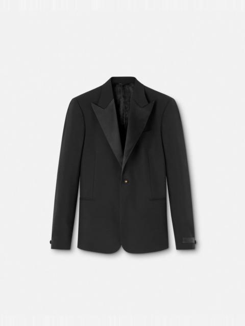 VERSACE Mohair-Blend Single-Breasted Blazer
