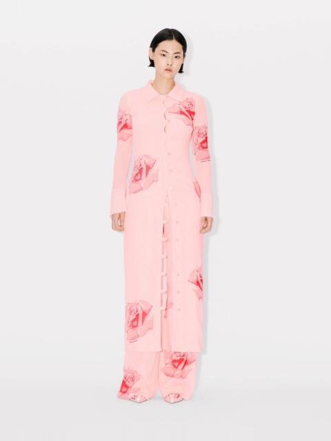 'KENZO Rose' elevated woven cardigan