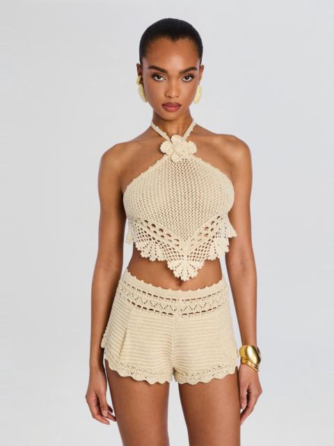 RETROFÊTE ISAURE CROCHET TOP