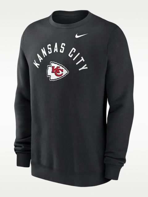 Nike Kansas City Chiefs Club Men's Nike NFL Pullover Crew