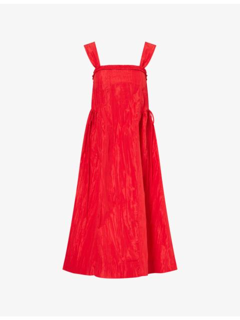 DAMSON MADDER. Elina Woven Midi Dress