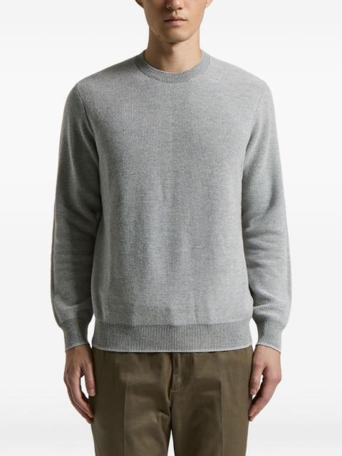 PESERICO crew-neck ribbed sweater