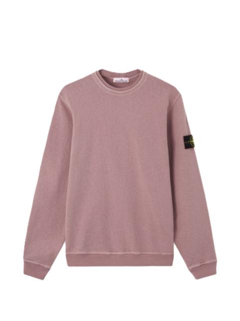 Stone Island logo patch sweatshirt