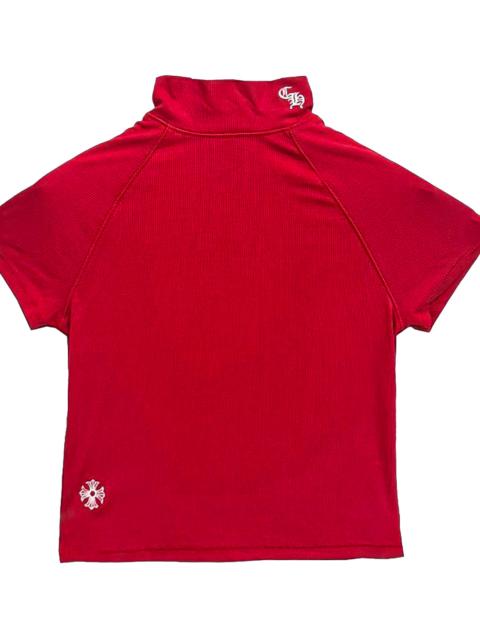 Chrome Hearts Bad Seed Mock Neck Short Sleeve Tee "Red" CHRM1806