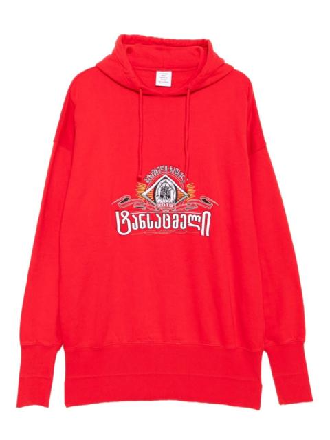 VETEMENTS embroidered hoodie