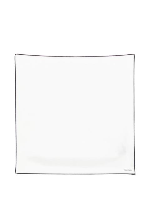 TOM FORD Tom Ford Contrast-trim Pocket Square