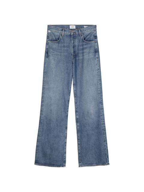 Citizens of Humanity mid-wash wide-leg jeans