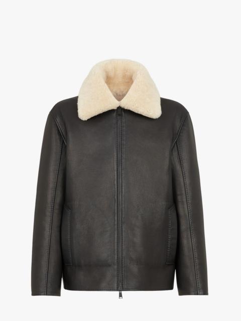 FENDI Black leather jacket