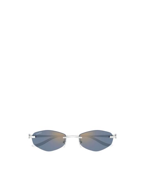 Cartier geometric-frame sunglasses