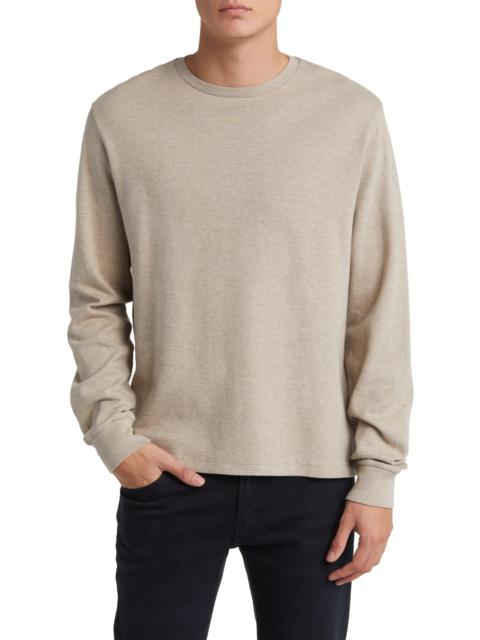 FRAME Duo Fold Long Sleeve Cotton T-Shirt