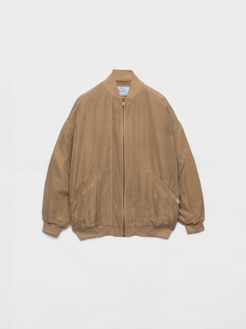 Prada Old silk bomber jacket