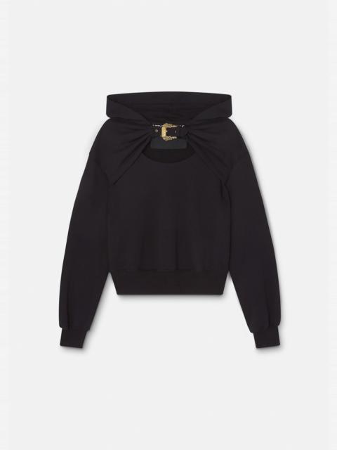 VERSACE JEANS COUTURE Baroque Buckle Hoodie