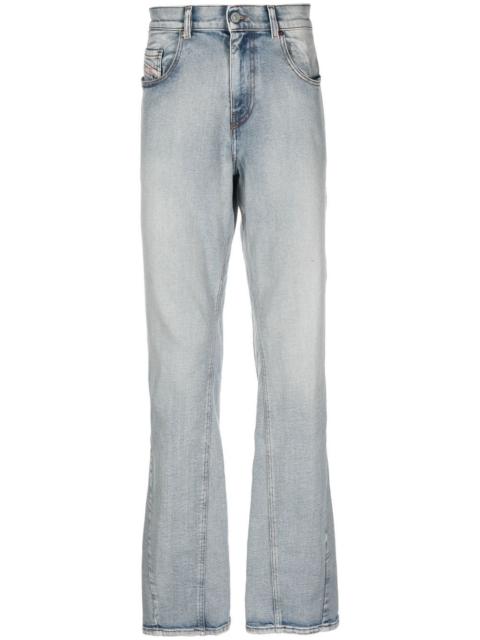 Diesel 로고 패치 bootcut 청바지