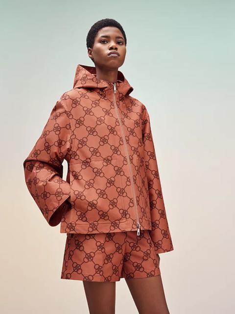 Hermès Poncho "Cliquetis" jacket