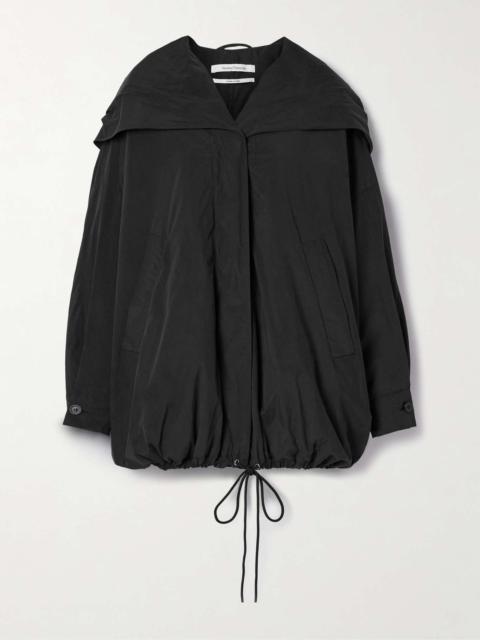 + NET SUSTAIN oversized hooded recycled-shell jacket