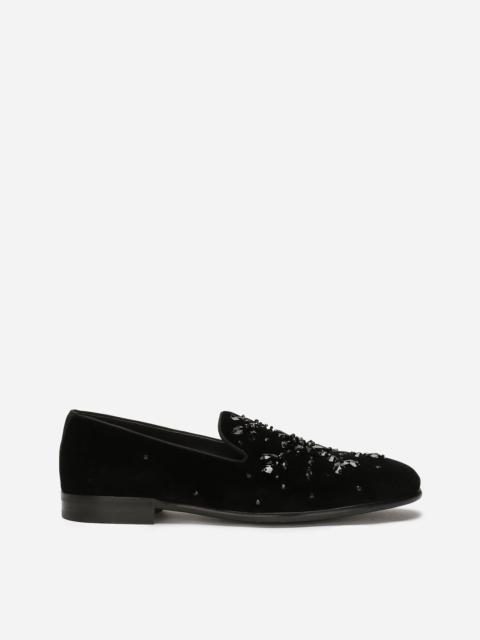 Dolce & Gabbana Velvet slippers