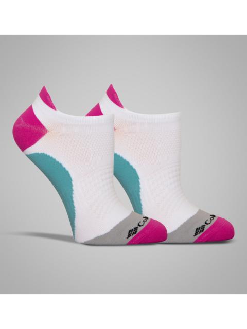 Columbia Color Block brrr No-Show Lightweight Socks - 2 Pack