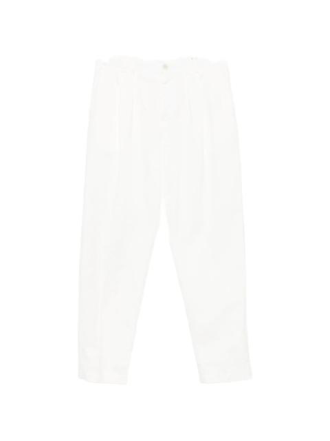 Canali Canali Pleated Straight-leg Trousers