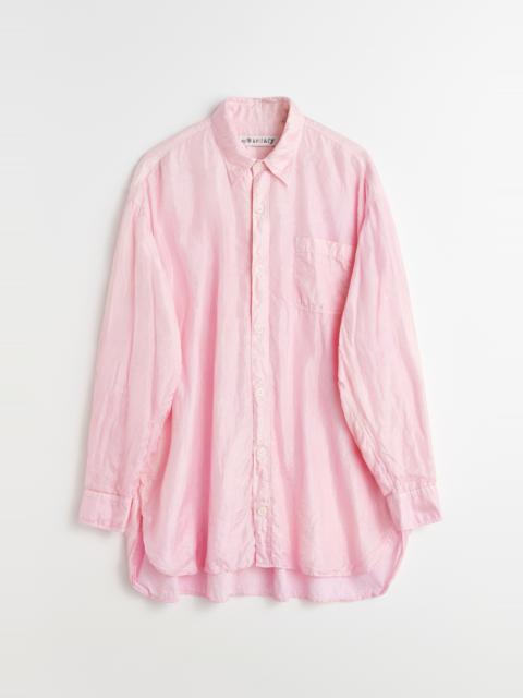 Our Legacy Darling Shirt Baby Pink Cotton Silk