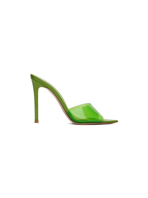 Green Elle Heeled Sandals