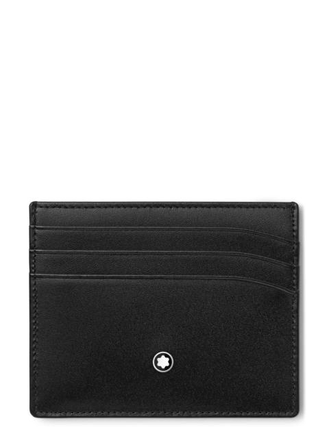 Montblanc Montblanc Meisterstück Leather Card Case in Black at Nordstrom