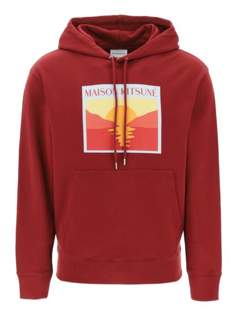 HOODED SWEATSHIRT WITH GRAPHIC PRINT