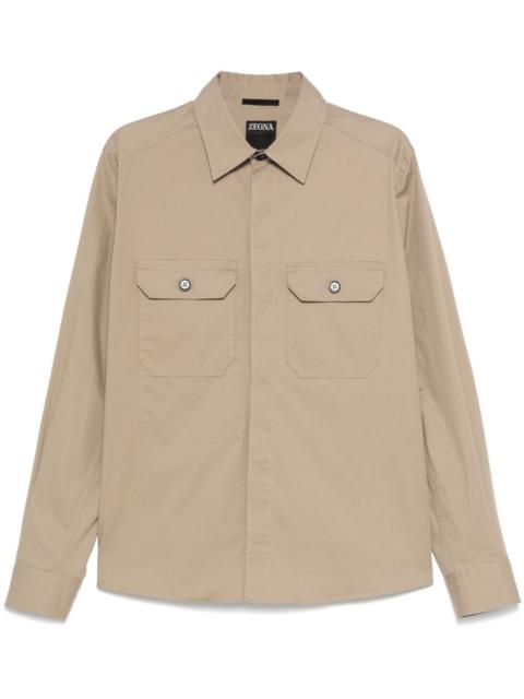 ZEGNA poplin shirt