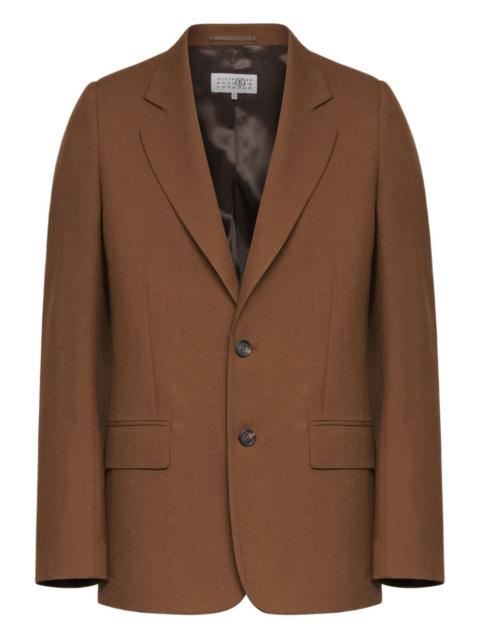 MM6 Maison Margiela single-breasted tailored blazer