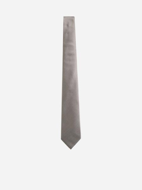 Silk-blend jacquard tie