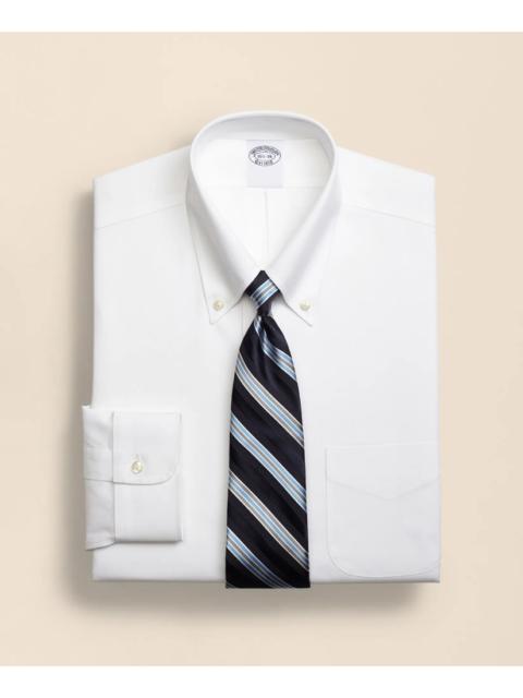 Brooks Brothers Stretch Supima® Cotton Non-Iron Pinpoint Oxford Button-Down Collar Dress Shirt