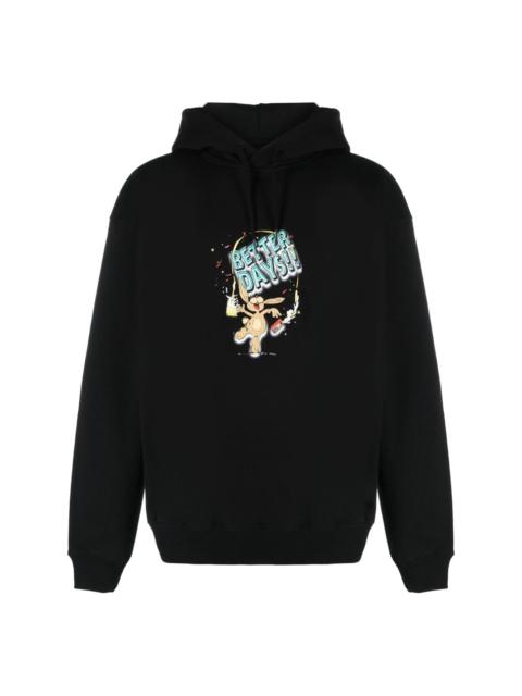 Martine Rose Better Days-print cotton hoodie